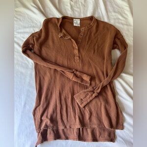 Aerie waffle knit shirt